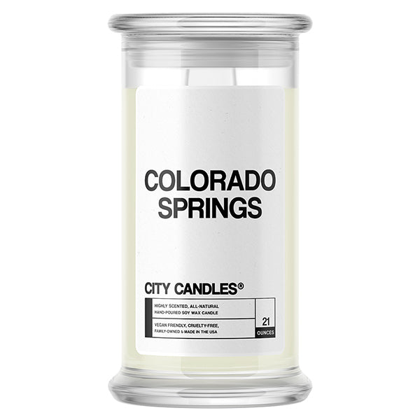 Colorado Springs City Candle