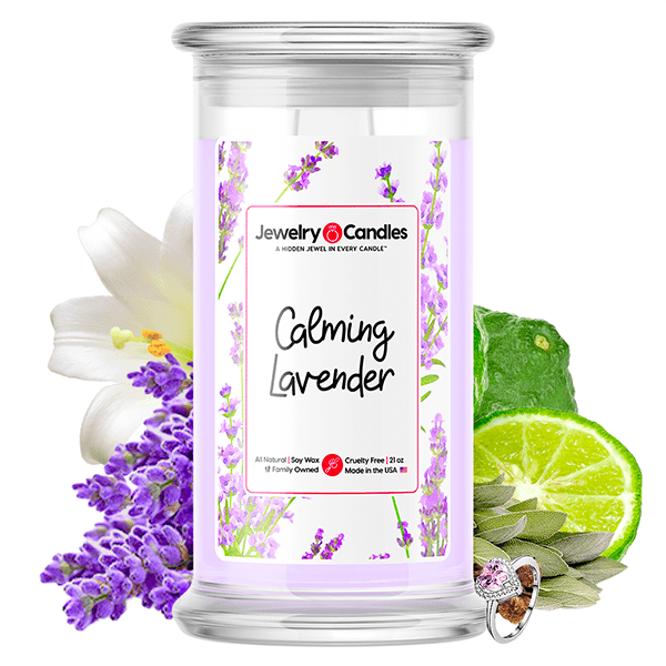calming lavender jewelry candle