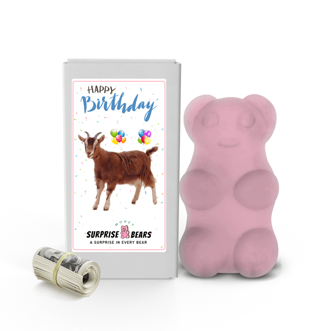 Happy Birthday Cash Surprise Bear