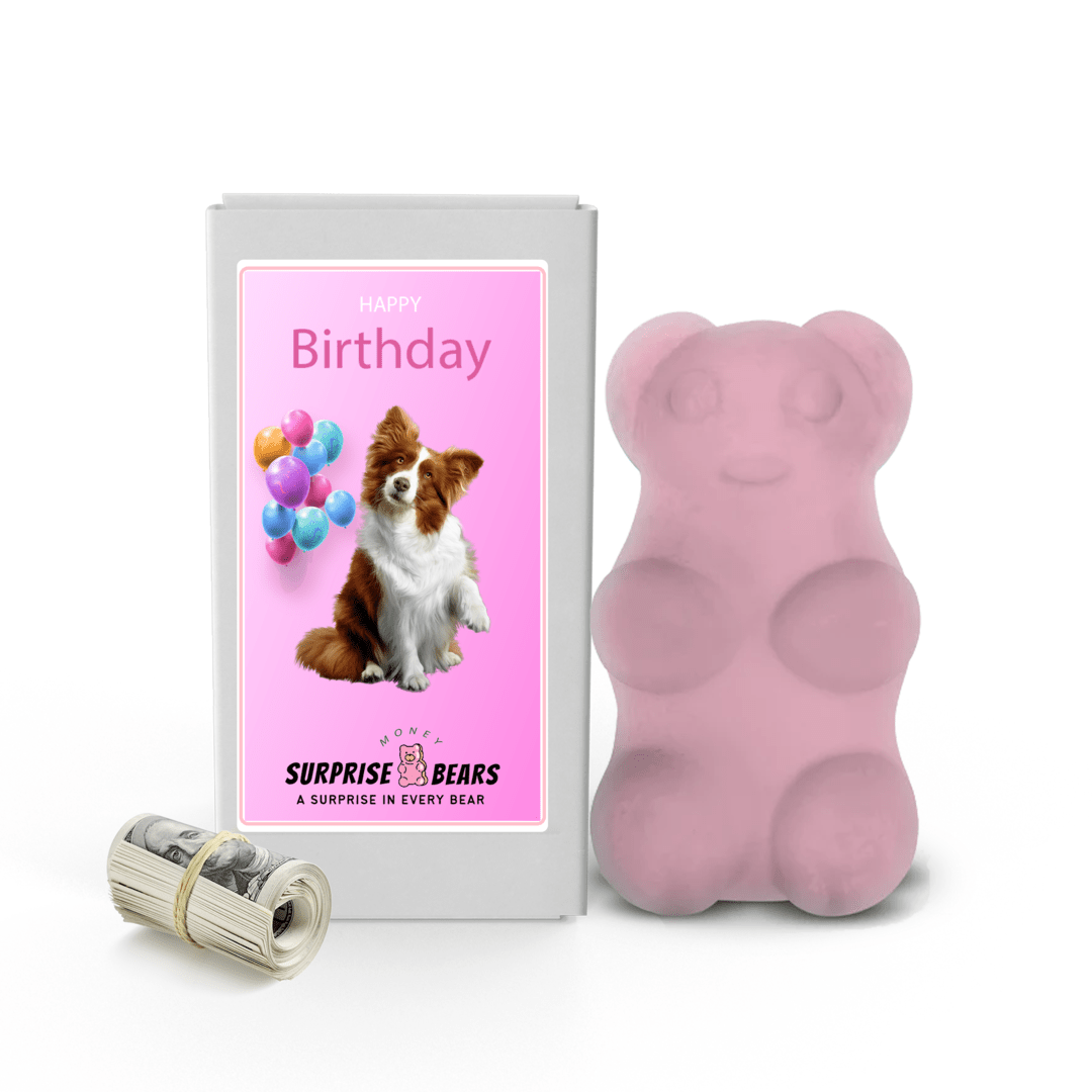 Happy Birthday Cash Surprise Bear