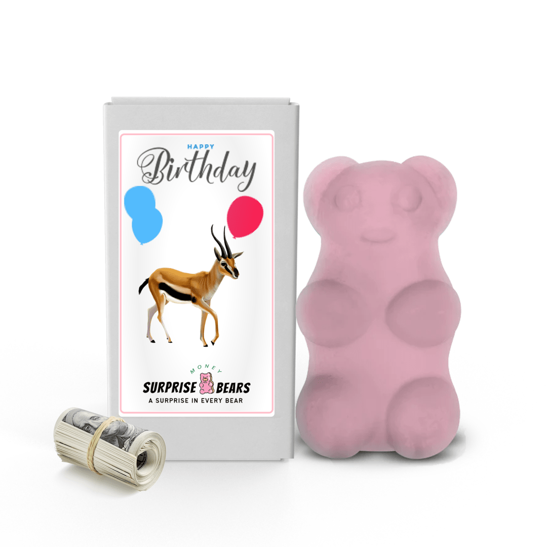 Happy Birthday Cash Surprise Bear