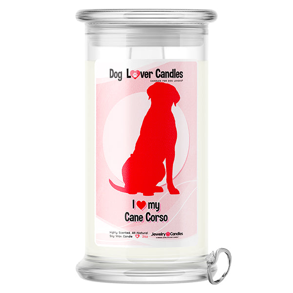 Cane Corso Dog Lover Jewelry Candle