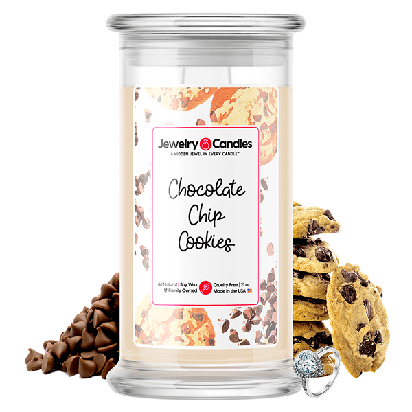 chocolate chip cookies jewelry candle
