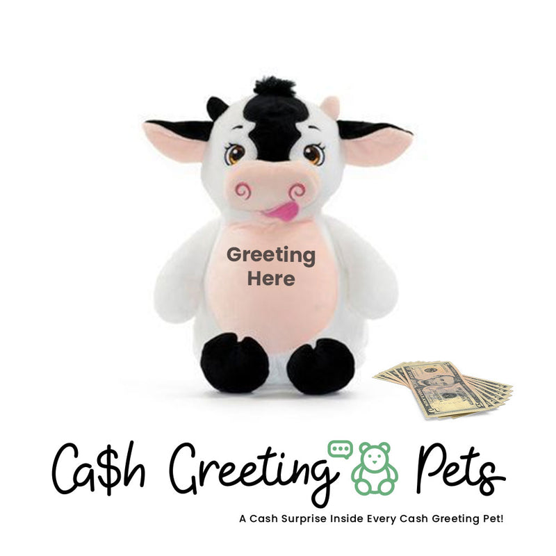 Cow-1 Cash Greeting Pet