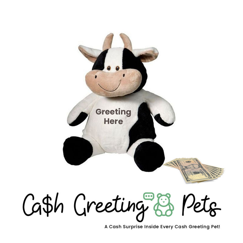 Cow-2 Cash Greeting Pet