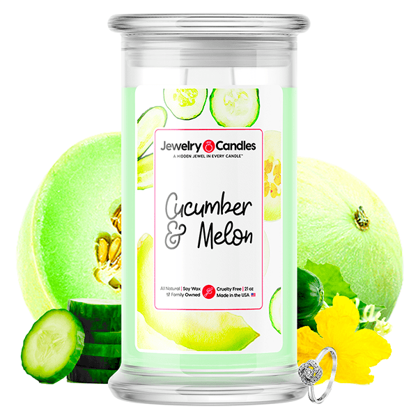cucumber melon jewelry candle