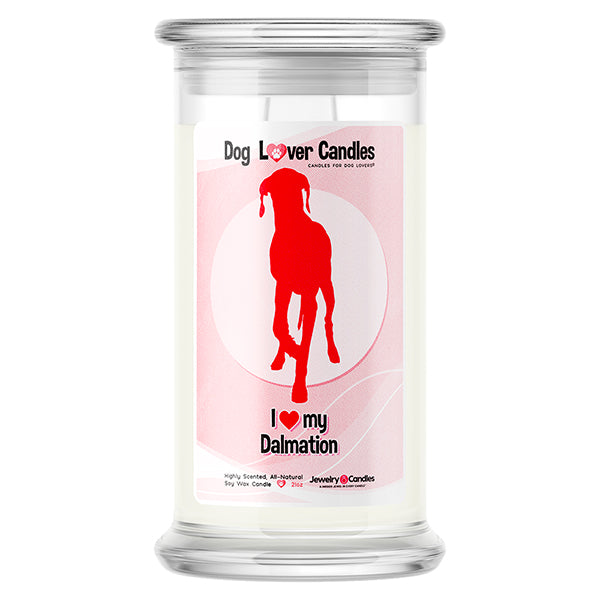 Dalmation Dog Lover Candle