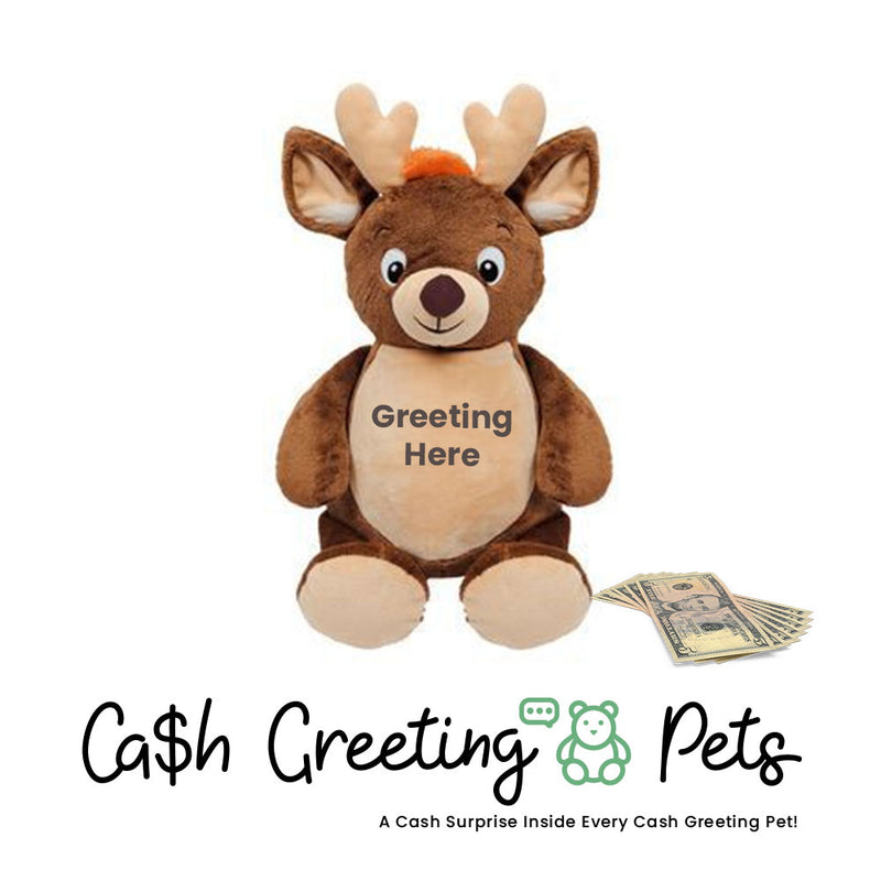 Deer Cash Greeting Pet