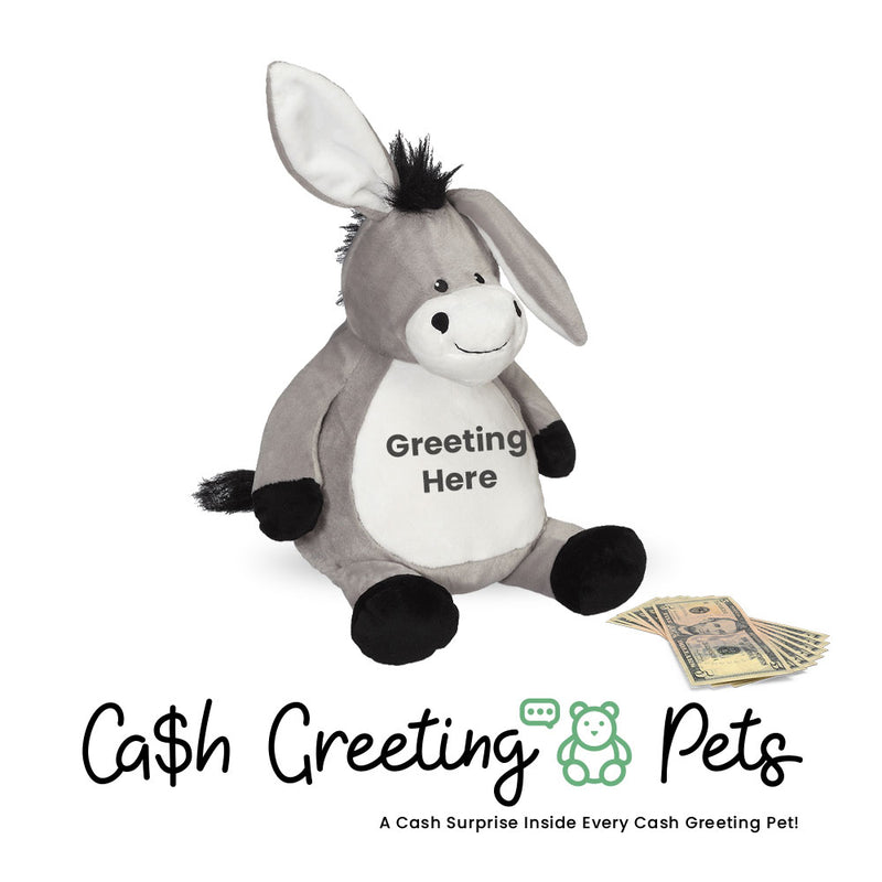 Donkey Cash Greeting Pet