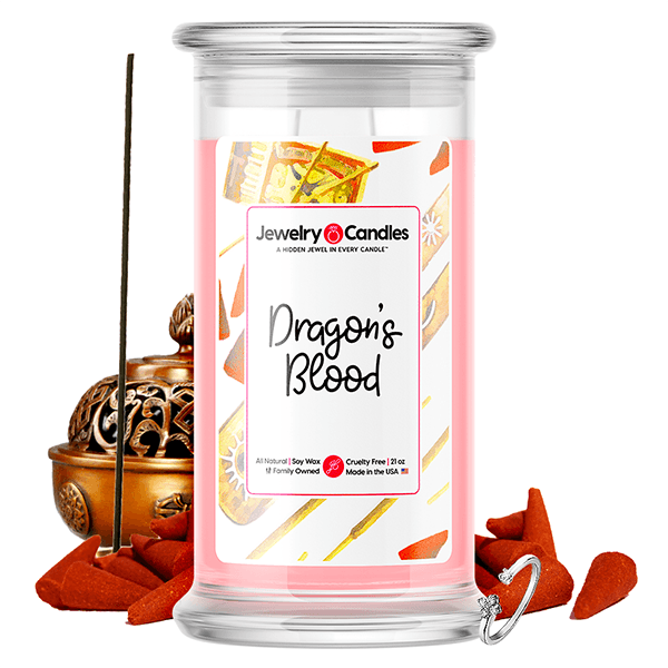 dragons blood jewelry candle