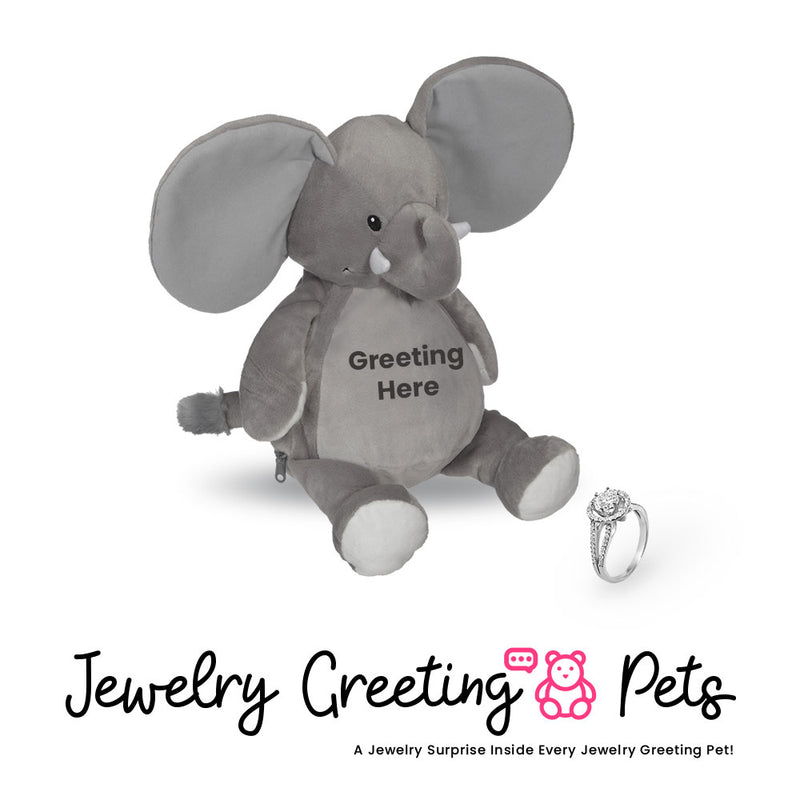 Elephant-1 Jewelry Greeting Pet