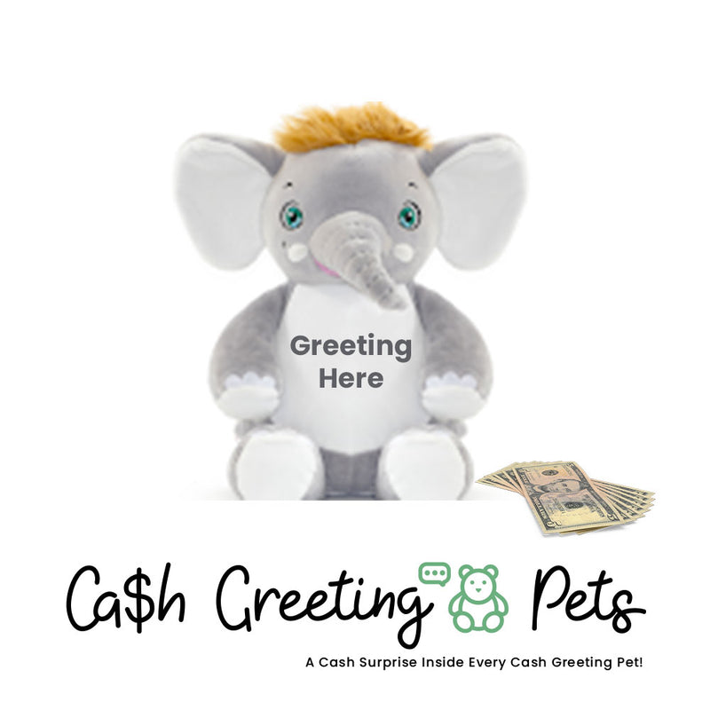Elephant-2 Cash Greeting Pet