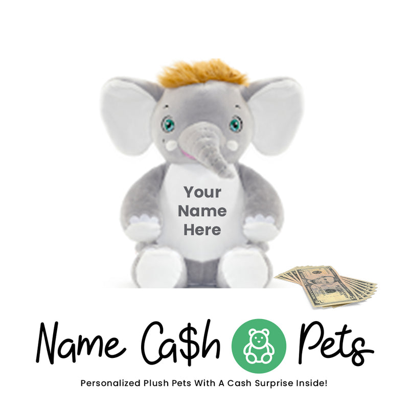 Elephant-2 Name Cash Pet