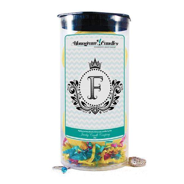 Letter F | Monogram Bath Bombs-Jewelry Bath Bombs-The Official Website of Jewelry Candles - Find Jewelry In Candles!