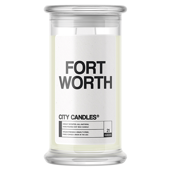 Fort Worth City Candle