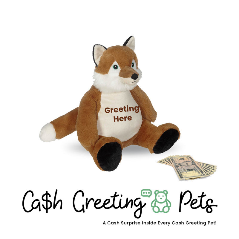 Fox Cash Greeting Pet