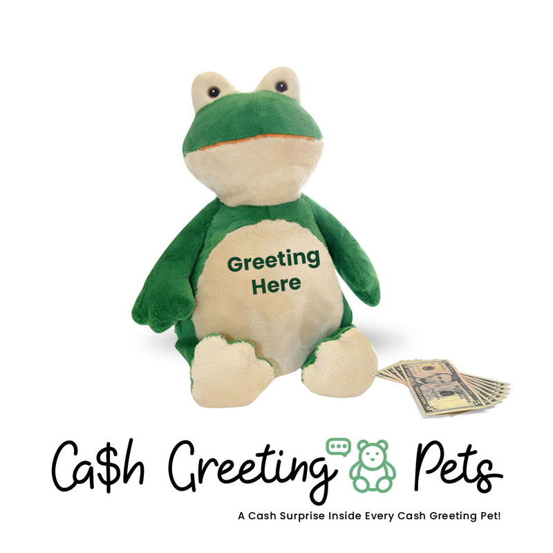 Frog Cash Greeting Pet
