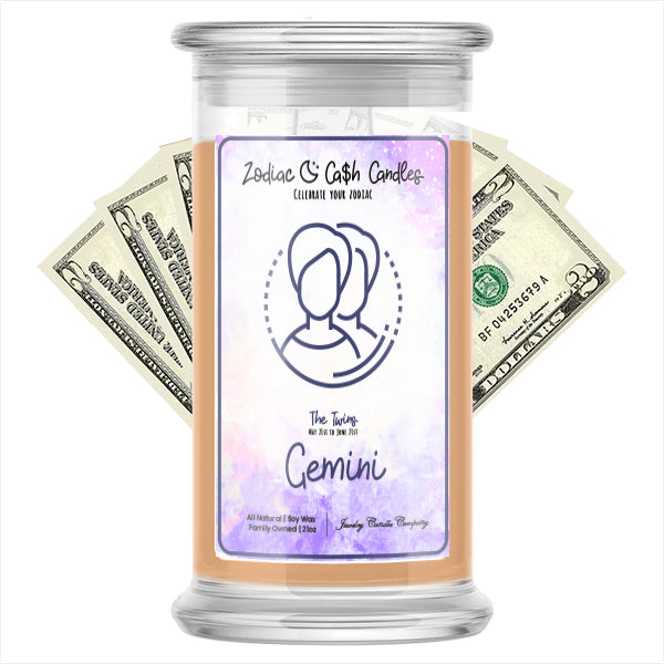 gemini zodiac cash candle