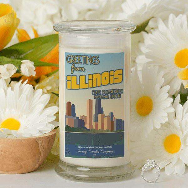 Greetings From Illinois - Greetings From Candles-Greetings From Candles-The Official Website of Jewelry Candles - Find Jewelry In Candles!