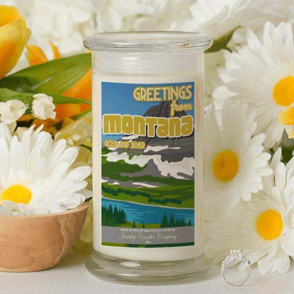 Greetings From Montana - Greetings From Candles-Greetings From Candles-The Official Website of Jewelry Candles - Find Jewelry In Candles!