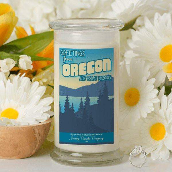 Greetings From Oregon - Greetings From Candles-Greetings From Candles-The Official Website of Jewelry Candles - Find Jewelry In Candles!