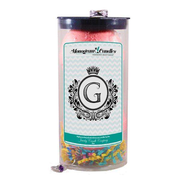 Letter G | Monogram Bath Bombs-Jewelry Bath Bombs-The Official Website of Jewelry Candles - Find Jewelry In Candles!