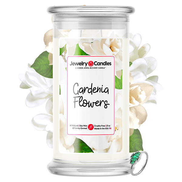 gardenia flowers jewelry candle
