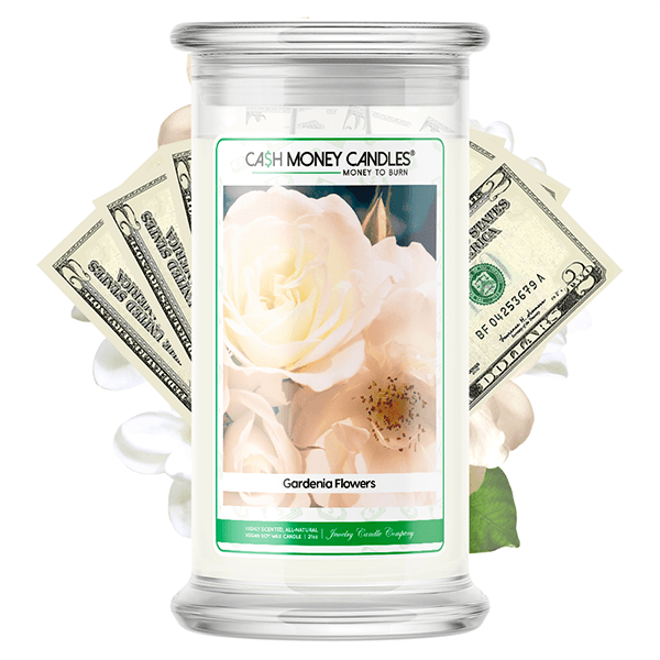 gardenia flowers cash money candle