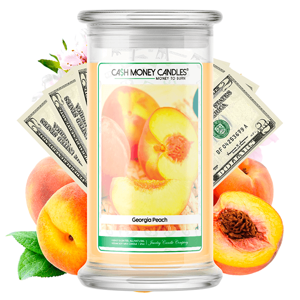 georgia peach cash money candle