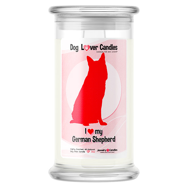 German Shepherd Dog Lover Candle
