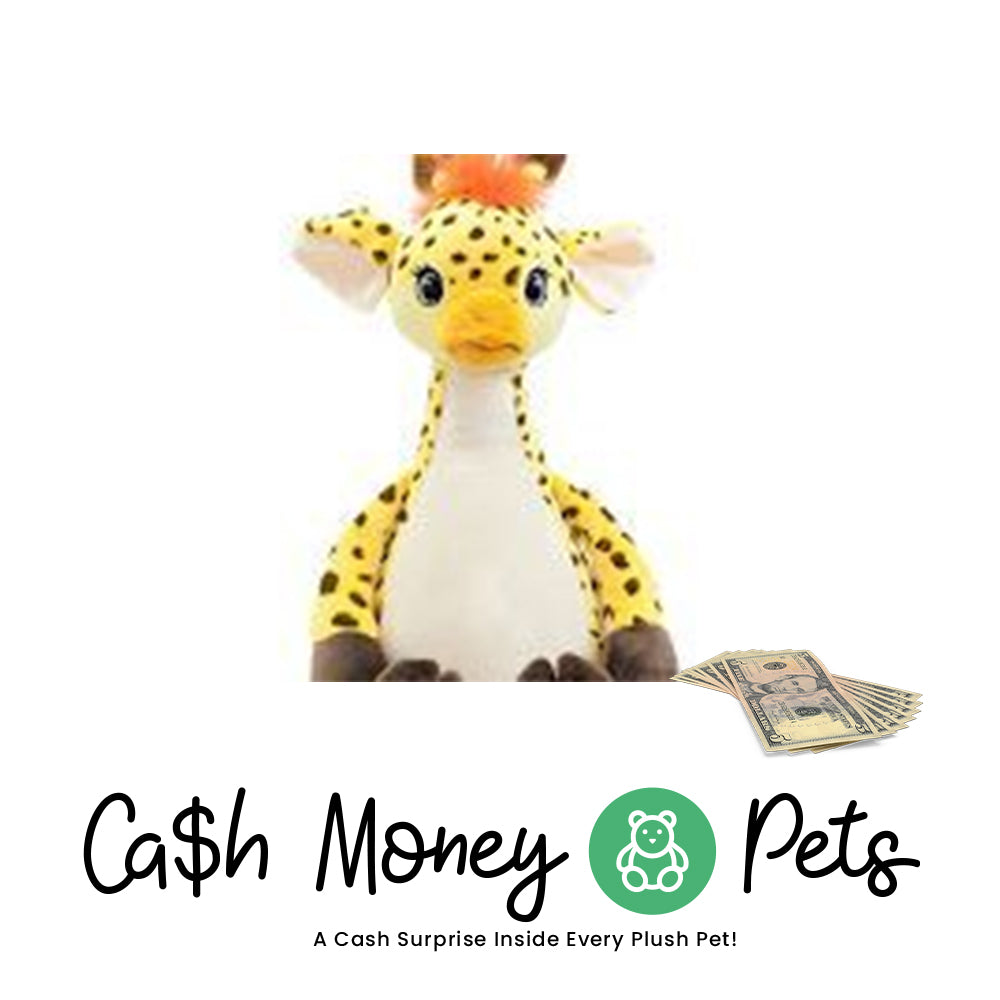 Giraffe Cash Money Pet