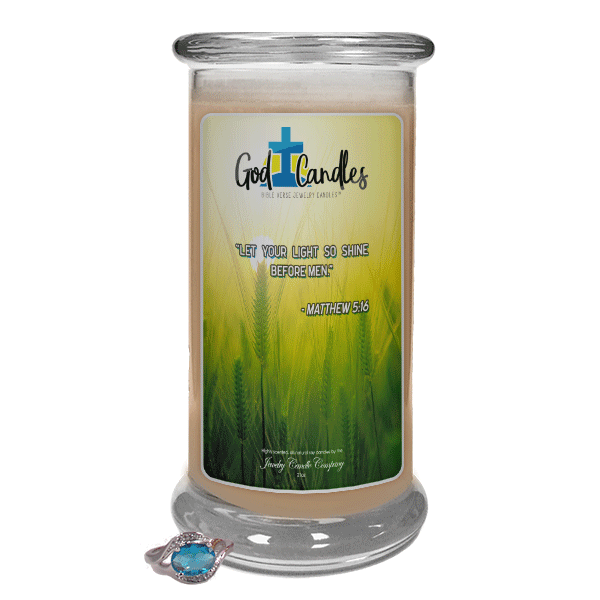 Matthew 5:16 Verse | God Candle®-God Candle | Bible Verse Jewelry Candles™-The Official Website of Jewelry Candles - Find Jewelry In Candles!