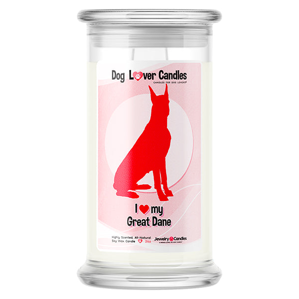 Great Dane Dog Lover Candle