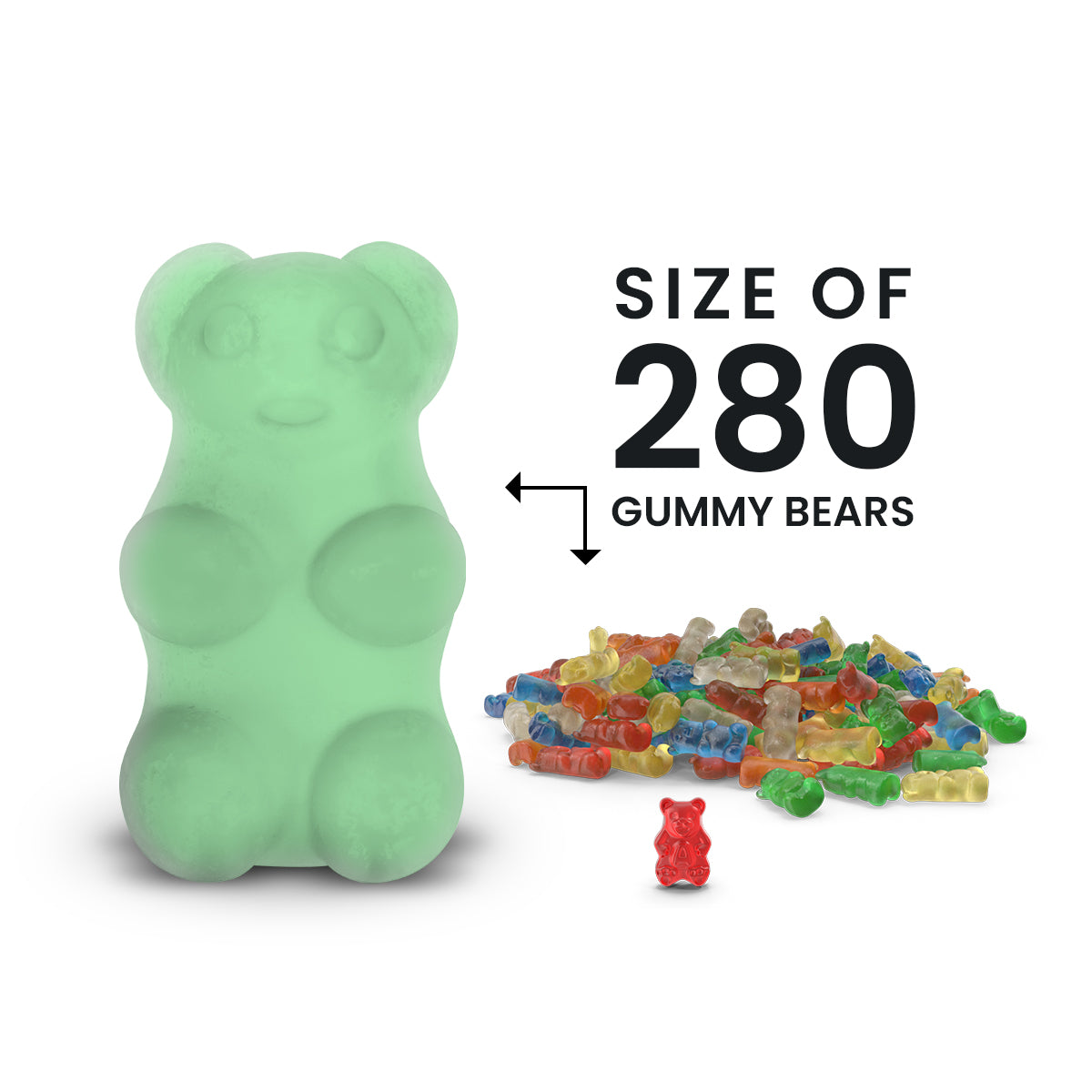 Strawberry Kiwi Splash GIANT Cash Money Surprise Bear