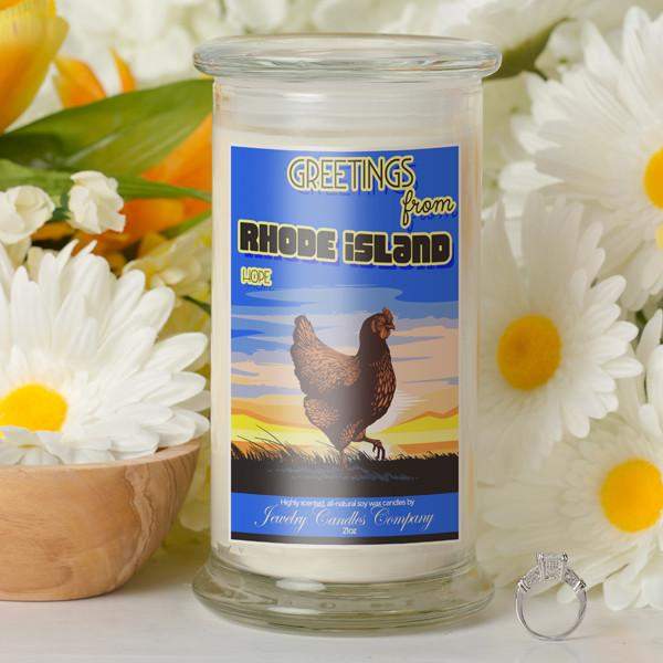 Greetings From Rhode Island - Greetings From Candles-Greetings From Candles-The Official Website of Jewelry Candles - Find Jewelry In Candles!