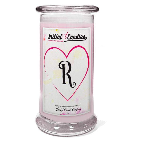 Letter R Initial Candles-Initial Candles-The Official Website of Jewelry Candles - Find Jewelry In Candles!