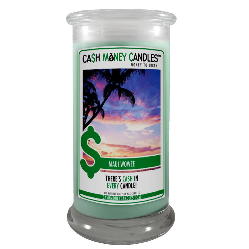 Maui Wowee Cash Money Candle-The Official Website of Jewelry Candles - Find Jewelry In Candles!