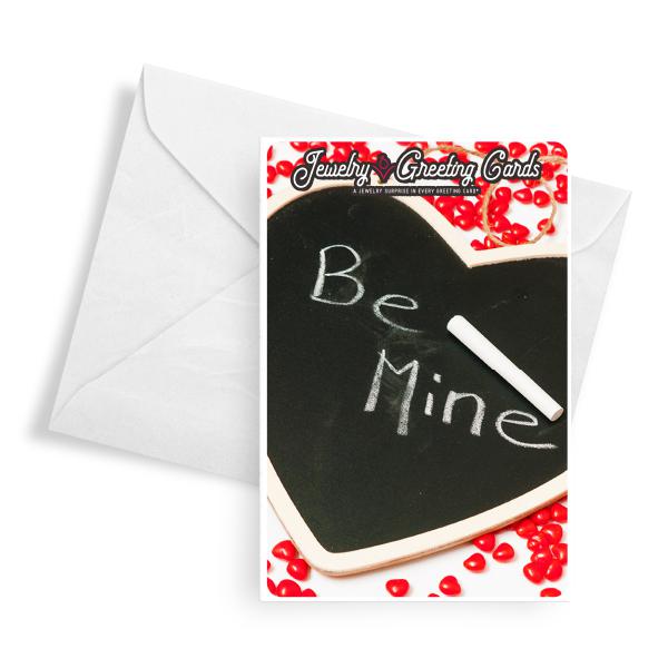 Be Mine | Valentine's Day Jewelry Greeting Card®-Jewelry Greeting Cards-The Official Website of Jewelry Candles - Find Jewelry In Candles!