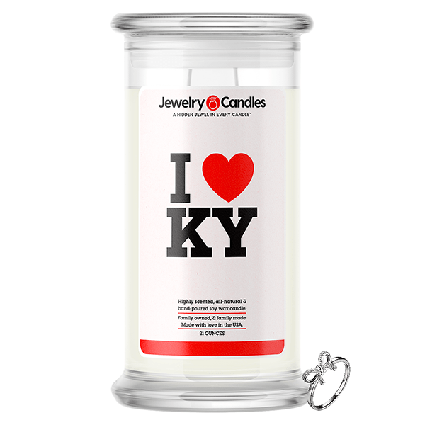 I Love KY Jewelry Love Candle