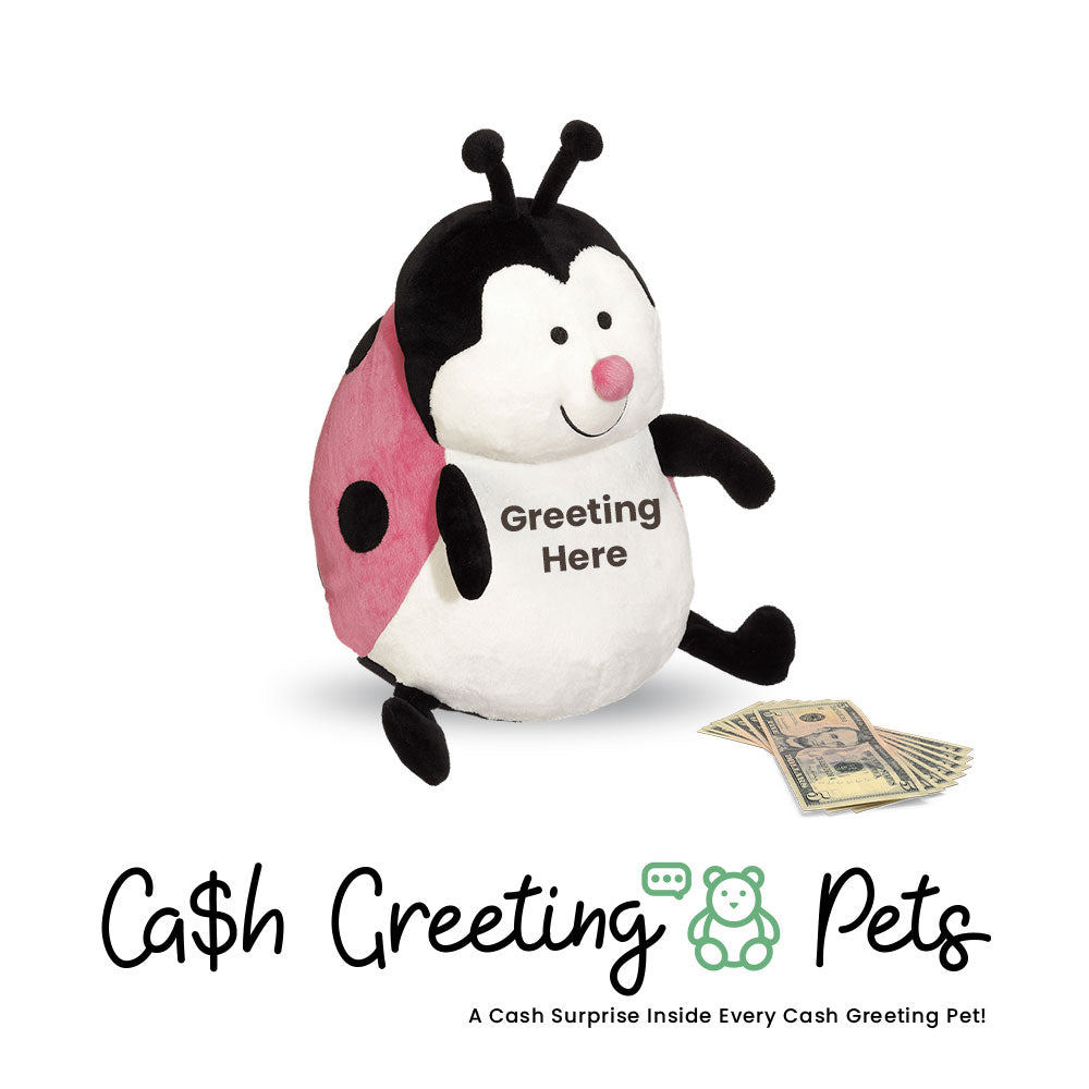 Ladybug Cash Greeting Pet