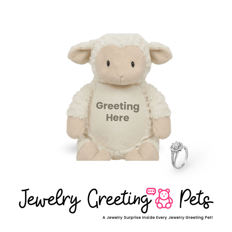 Lamb Jewelry Greeting Pet