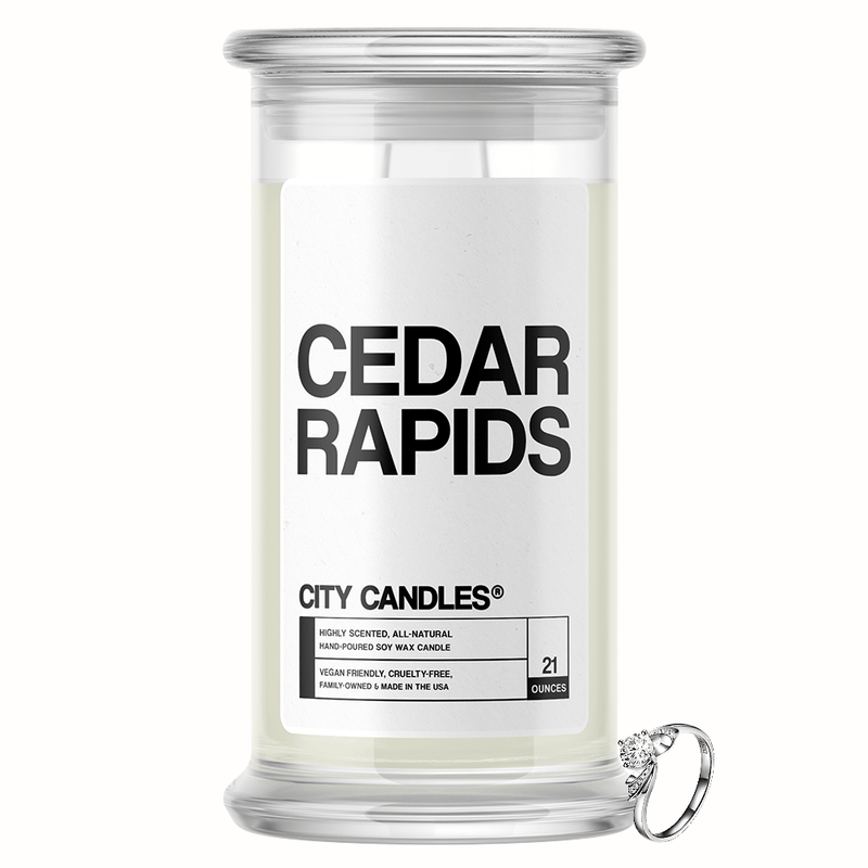 Cedar Rapids City Jewelry Candle