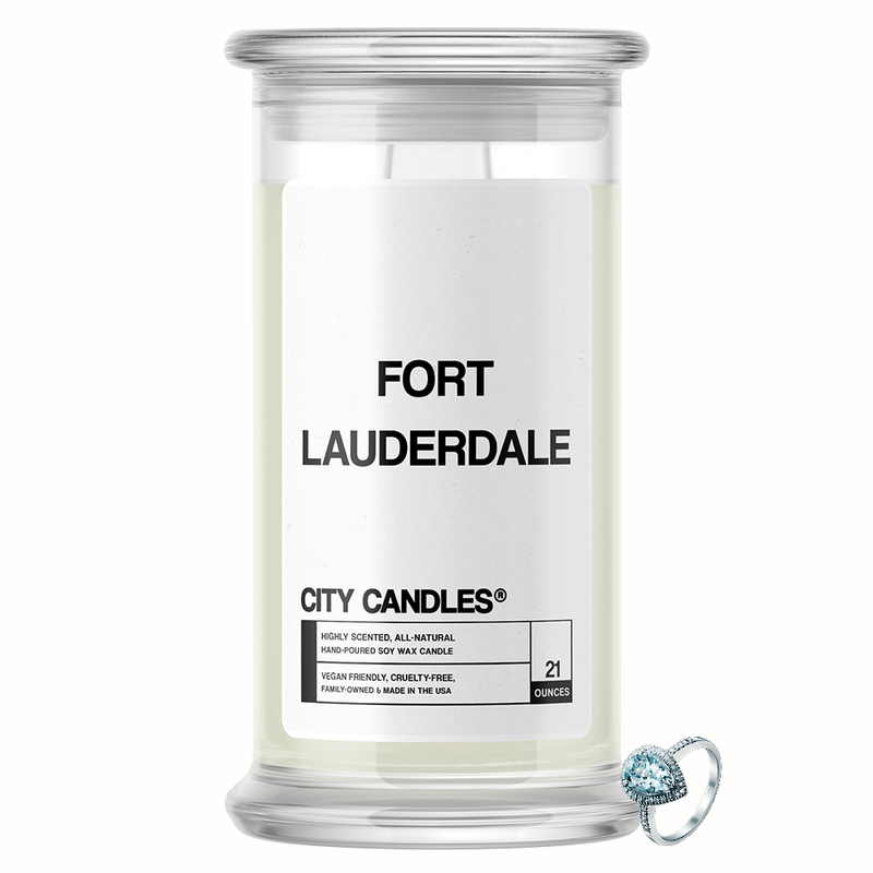 Fort Lauderdale City Jewelry Candle