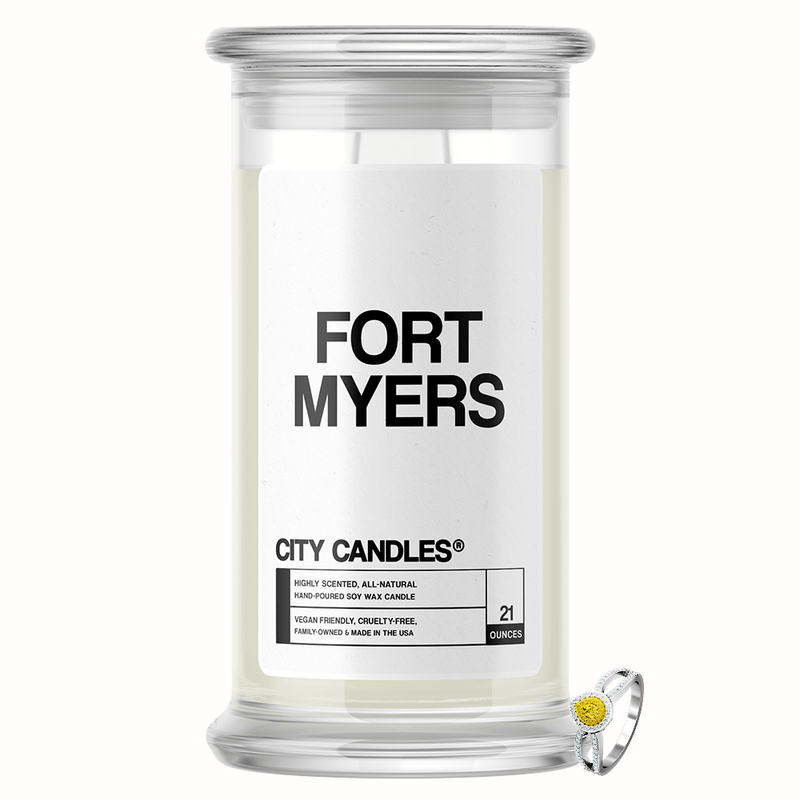 Fort Myers City Jewelry Candle