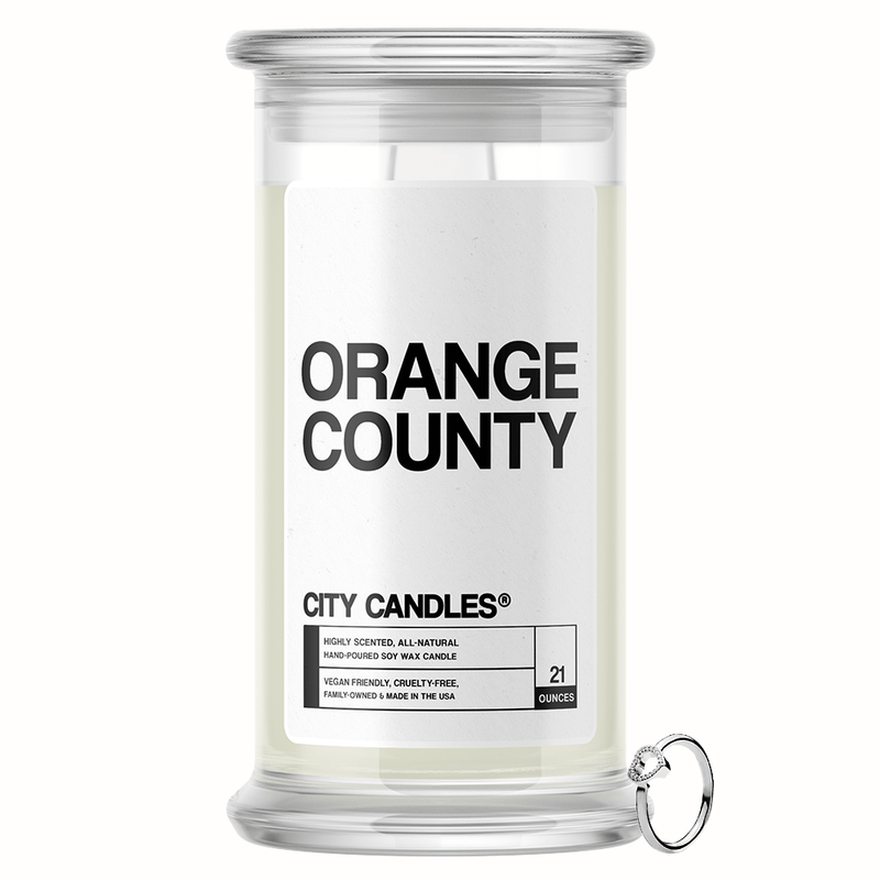 Orange County City Jewelry Candle