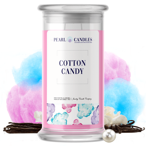 Cotton Candy | Pearl Candle®-Pearl Candles®-The Official Website of Jewelry Candles - Find Jewelry In Candles!
