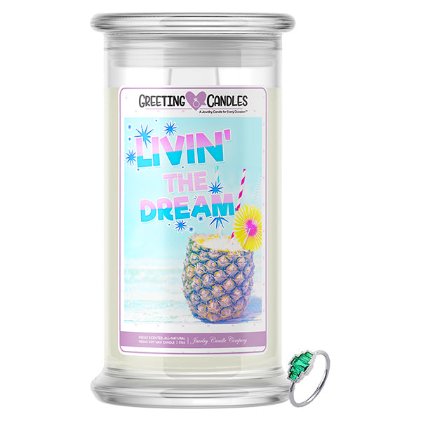 Livin' The Dream Jewelry Greeting Candle
