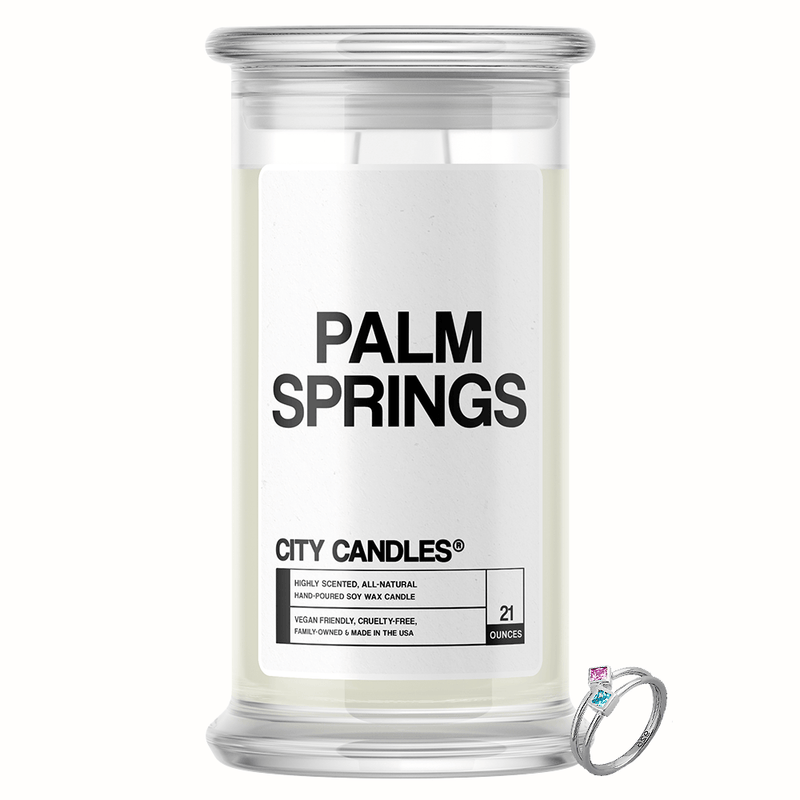 Palm Springs City Jewelry Candle