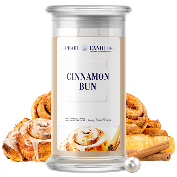 Cinnamon Bun | Pearl Candle®-Pearl Candles®-The Official Website of Jewelry Candles - Find Jewelry In Candles!