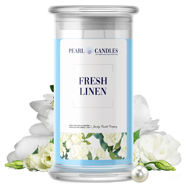 Fresh Linen | Pearl Candle®-Pearl Candles®-The Official Website of Jewelry Candles - Find Jewelry In Candles!